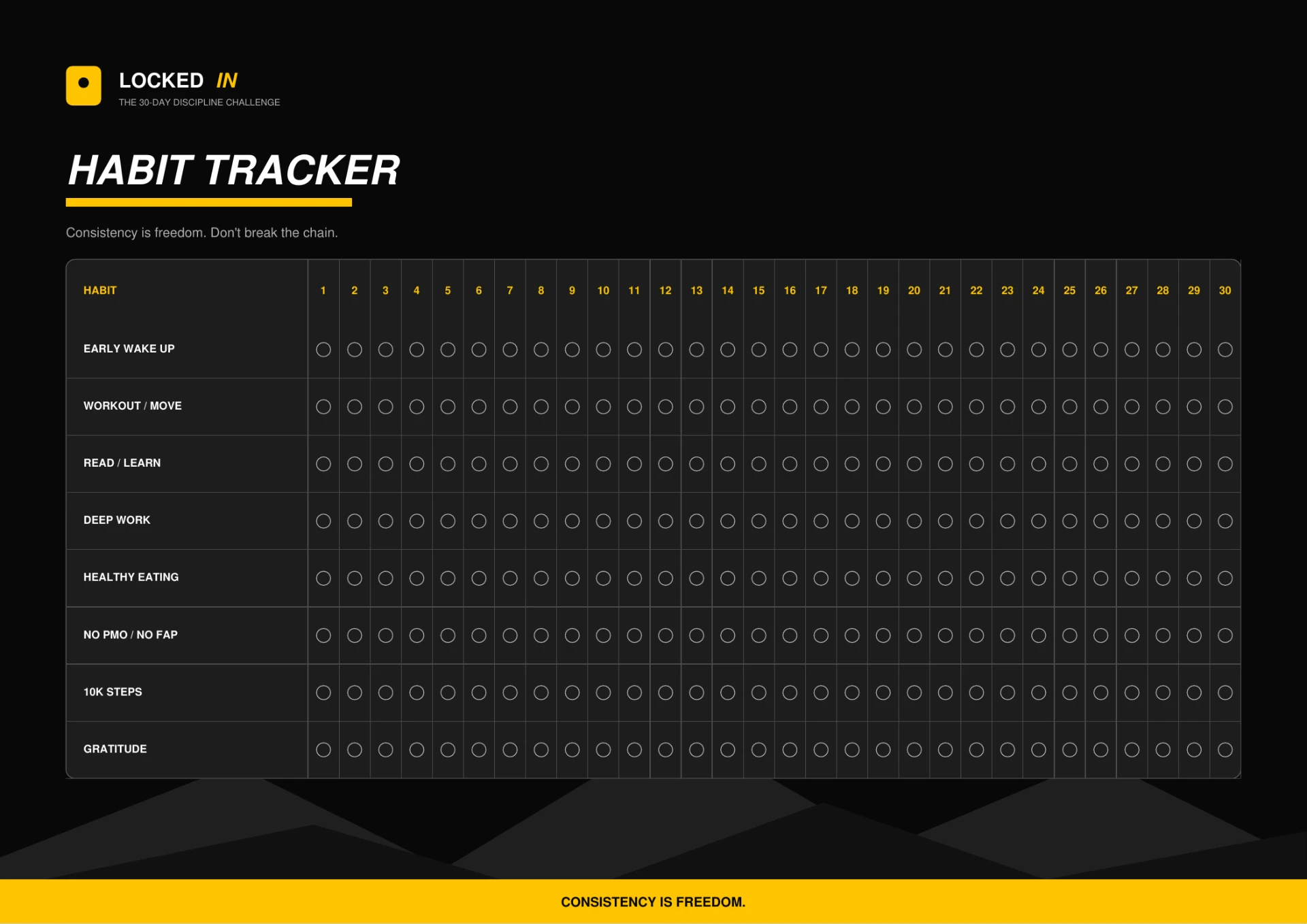 Habit Tracker preview